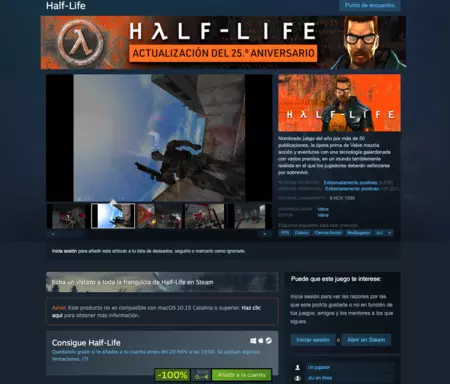 half life grátis